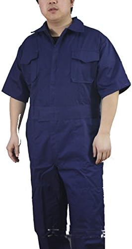 Decalon Unisex Short-Sleeve Basic Cotton Work Coverall