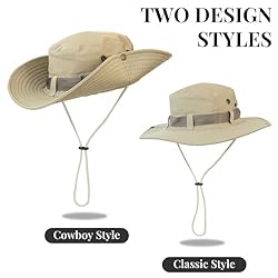NPQQUAN Sun Bucket Hats for Men Women Wide Brim UV
