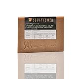 Cleansing Clay Handmade Soap with Coconut Oil, (5.3Oz x 2 bars) 100% Natural, Organic, Vegan & Cold processed, USFDA approved - Soft and Radiant for Oily Skin - Indian Formulation