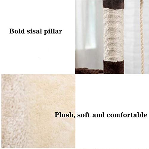 FTFDTMY-Treppenkatze-Klettergerst-Katzennest-Kratzbaum-Einteiliger-Sisal-Katzenspielzeug-Haustierbedarf-Katzensprungplattform-Yan-Gre-39-46-136-cm