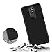 IDEA LINE LG Stylo 5 Case/LG Stylo 5V/LG Stylo 5 Plus/LG Stylo 5X Phone Case with Tempered Glass Screen Protector,Heavy Duty Protection Hybrid Hard Shockproof Slim Fit Cover - Black