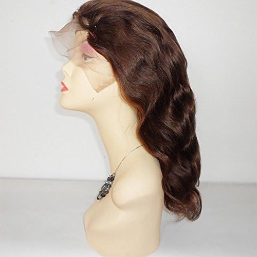 @Wig- Human hair half crochet lace front wig wig European wigs