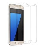 Brightshow Samsung Galaxy S7 Screen Protector Glass, [2-Pack] Samsung Galaxy S7 Tempered Glass Screen Protector with Clear Case