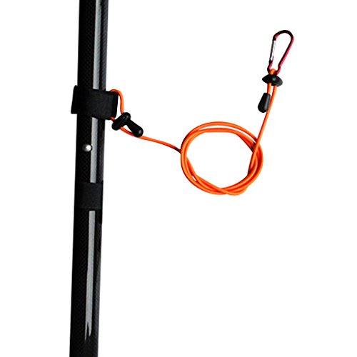 image for MagiDeal 4 Pieces 42'' Elastic Kayak Canoe Rowing Boat Paddle Leash Fi