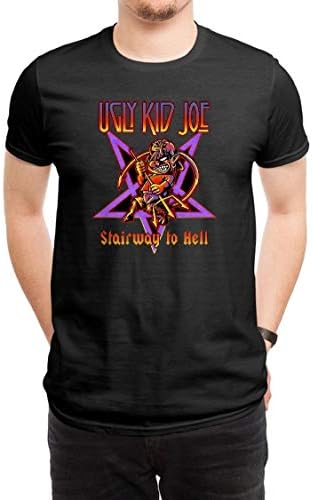 GAOWEIZHI Men's Ugly Kid Joe Stairway to Hellpng Casual Slim Short Sleeve Tee Shirt