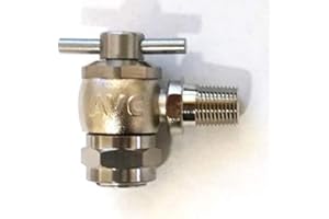 GENERIC PA 8708150000 - Accumulator Charging Valve 5/16 (3.07) - 32 UNS-3b Female X 1/8'' Male Pipe Thread 5000 PSI