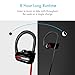 Tenergy T20 Bluetooth Wireless Headphones, IPX7 Sweatproof Sports Earphones for Running, Noise Canceling 8-Hour Working Time, in-Ear Bluetooth V4.1 Stereo Earbuds with Mic Bonus Sport Armband