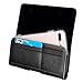 iPhone Xs MAX Holster Pouch, iPhone 11 Holster Belt Case with Clip/Loops Belt Pouch for iPhone 11 Pro Max/iPhone XR/iPhone 8 Plus 7 Plus 6s Plus 6 Plus(Fit w/Thin Case on) - Built in Card Slot (Black)