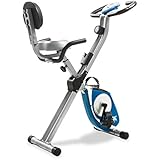 XTERRA Fitness FB350 Folding Exercise Bike, Silver