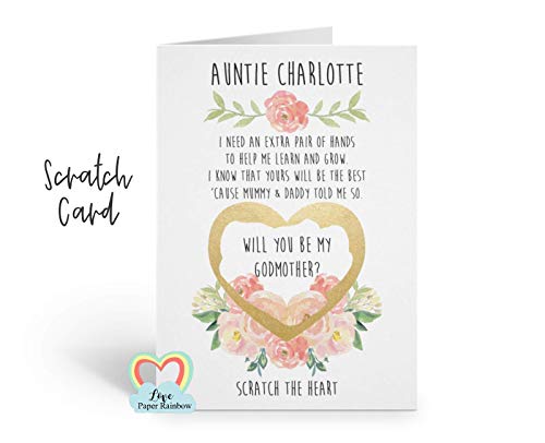 Will You Be My Godmother Scratch Card Poem Personalised Proposal I Need An Extra Pair Of Hands To Help Me Learn And Grow Floral Buy Online In Maldives At Desertcart