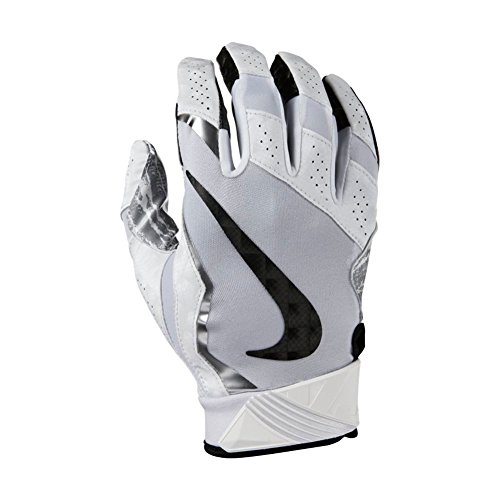 Nike Vapor Jet Gloves 4 White/Metallic Silver/Black Size Large