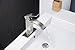 BWE Brushed Nickel Commercial Single Handle One Hole Deck Mount Waterfall Bathroom Sink Faucet Lavatory