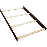 Full Size Conversion Kit Bed Rails for Select AFG Baby Furniture Cribs (Espresso)