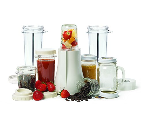 Tribest PB-350XL-A Mason Jar Personal Blender with X-Large Cups, White