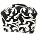 World Traveler Black White Damask Cosmetic Makeup Case