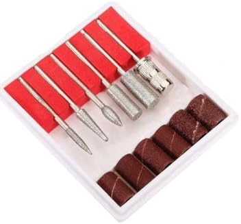 Electric Nail Drill Bit SET 3/32'' File Shank for Manicure Pedicure Machine Replacement Nail Art Equipment Nail Files Acrylic Art Ship from Hongkong (5 boxes)