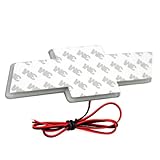 Superled White LED Car Decal Logo Light Emblem Sticker for Chevrolet Cruze