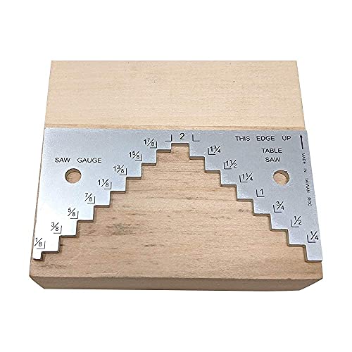 TOFL Table Saw, Circular Saw Depth Gauge Step Gauge for Setting