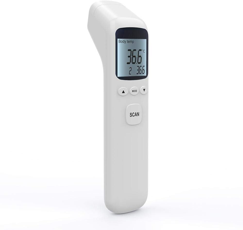 Baby Non-Contact Digital La。ser Infrared Thermometer Gun-32-42 ° C (89.6-107.6 ° F), Standard Size, Suitable for Human Temperature (Requires 2 AAA Batteries)
