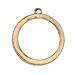 Rosebeading 10pcs 30mm Round Pressed Flower Frame Pendant,Open Back Bezel Pendant,bezels for Resin,Pressed Flower Jewelry,Antique Gold