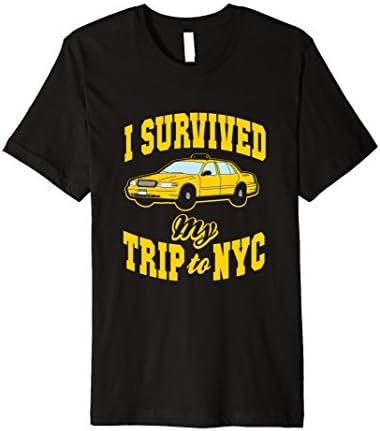 I Survived My Trip To NYC T-Shirt Taxi Car