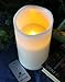 Single Flameless Candle - with On/Off Remote, 8 inches by 4 inches