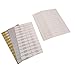 1000 Pieces White Jewelry Repair, Price and Indentification Tags/Tyvek Self Adhesive Rectangular Dumbbell/Barbell Jewelry Price Tags