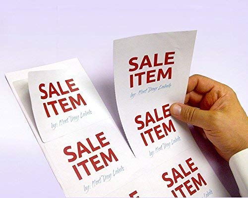 SJPACK 6-UP 100 Sheets Shipping Labels,3-1/3" x 4" Sticker Labels Address Labels Compatible Laser/Ink Jet