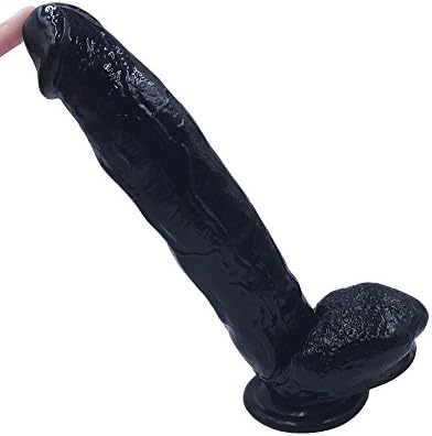 YJdgbhj--035, 11.4" Realistic D-i-Ldo-S with Suction CupBig Size , DD-1021-ZZ(Black)
