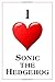 I Love Sonic The Hedgehog: Notebook - 6x9 Lined Journal - 110 Pages - Soft Cover - Great For Birthda by 