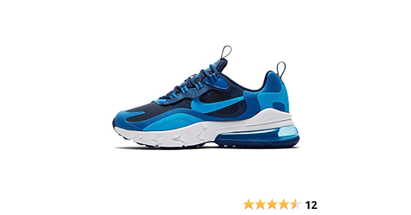 Nike Air Max 270 React - Zapatillas infantiles, BQ0103-400, Azul Oscuro -  Azul Claro, 36 : Amazon.es: Zapatos y complementos