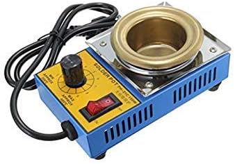 Sellify Electric Soldering Temperature Controlled Solder Pot Soldering Desoldering Bath Tin Melting Plate Tin Cans 50Mm 220V 150W