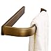 Leyden Antique Brass Towel Ring, Bathroom Hand Towel Holder Retro Towel Bar Wall Mounted Brushed Brass Towel Rack 12.7 inch