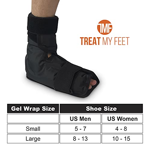 Foot & Ankle Pain Relief Hot/Cold Gel Wrap Effectively Relieve Foot