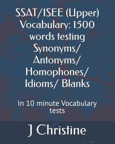 Amazon.com: 504 Essential Words for SSAT & ISEE (Upper): With