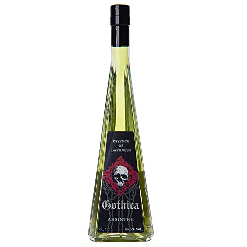 Gothic Absinth Set | 1x Gothica Absinth 66.6 | 2x Skull Absinth Gläser 2x Absinth Löffel 1x Absinth Zucker | 0,5 l – Bild 3