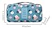 iSuperb® Travel Bra Organizer Bag Underwear Pouch Waterproof Personal Garment Bag Case (Dark Blue with Polka Dot)