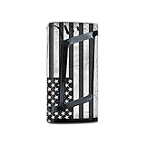 Skin Decal Vinyl Wrap for Smok Alien 220W Vape stickers skins cover/Black White Grunge Flag USA America