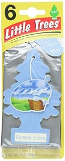 UPC 076171605740 product image for Little Trees Cardboard Hanging Car, Home & Office Air Freshener, Summer Linen (P | upcitemdb.com