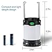 Hillmax 4 Pack Portable LED Camping Lantern with 3 Modes Light Lightweight Outdoor Flashlights Operated by Dual Batteries for Camping, Hiking, Fishing and Emergency, Hurricane, Power Outage Night