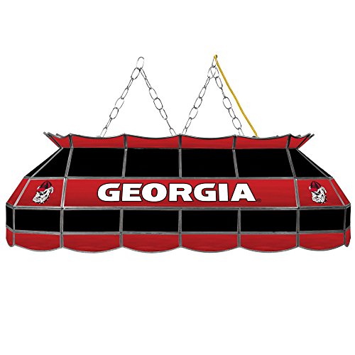 Trademark Gameroom University of Georgia Handmade Tiffany Style Lamp - 40 Inch