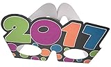 2017 New Years Glasses - Bright and Glittery New Year Party Props, 4 Pieces