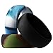 Aven Mens Silicone Wedding Ring - 3 Rings Pack - 8.7mm Wide(2mm Thick)- Navy , Camo, Black