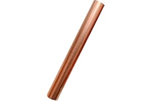 HWYEE 1PCS 99.98% Pure Copper Rod 1/2''(12mm) Dia 4.015'' Lengther Copper Round, Rod Solid Copper Bar for Metal DIY Craft Metal Working Hobbies（1PCS,12 * 102mm）