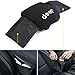 JeCar Center Console Armrest Pad Cover with Storage Bag for 2018 Jeep Wrangler JL & Unlimited Sahara Sport Rubicon(Dog Paws Print Logo)