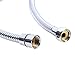 Hoobest Stainless Steel 69-Inch Long Shower Head Hose Bathroom Toilet Handheld Showerhead Sprayer Extension Replacement Part with BRASS Coupler, Polished Chrome