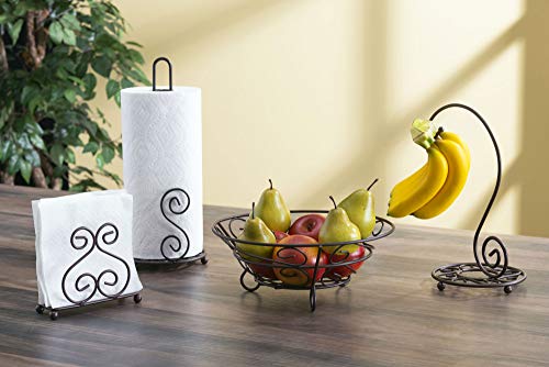 Home Basics Scroll Collection Fruit Basket