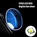 SOONDAR Upgraded Universal Senseor Car Door LED Projector Light Courtesy Welcome Logo Light Shadow Ghost Lamp - Skull (2PCS)
