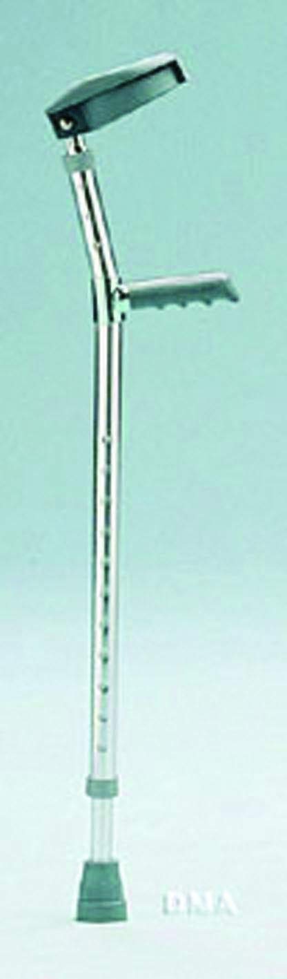 Days Childrens Double Adjustable Elbow Crutches, Paediatric Crutches, Lightweight Aluminum, Improves Control, Balance, and Mobility, Slip Resistant Ferrules (Eligible for VAT relief in the UK)