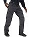 5.11 Tactical Men's Taclite Pro Lightweight Performance Pants, Cargo Pockets, Action Waistband, Charcoal, 40W x 30L, Style 74273